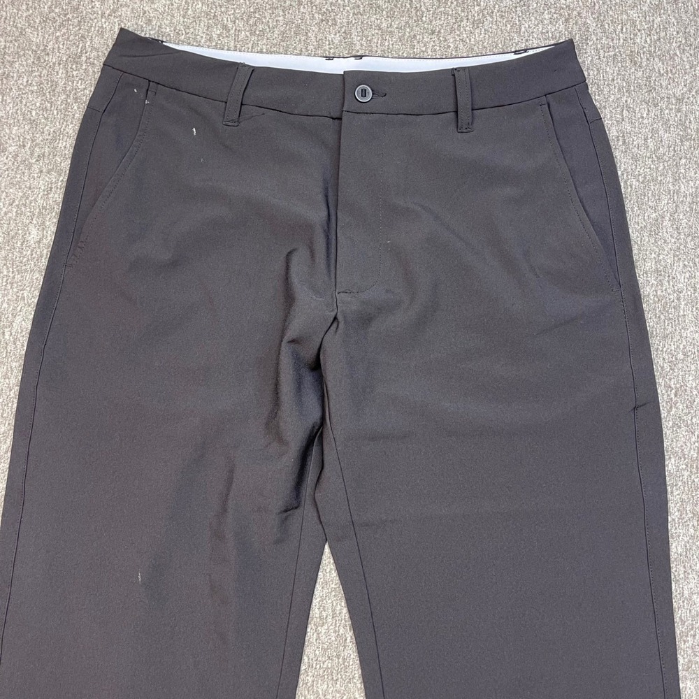 FootJoy FJ‎ Mens Charcoal Golf Pants Straight Fit Stretch W32 L32